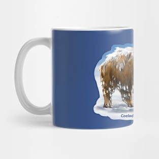 The woolly rhinoceros Coelodonta antiquitatis, Pleistocene Mug